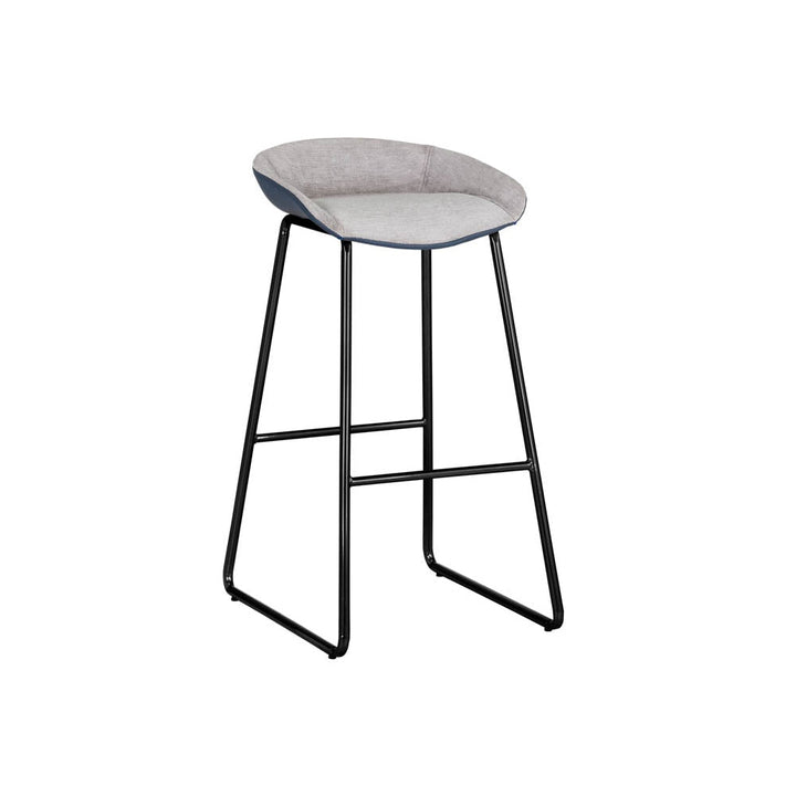 Skylar Barstool - Polo Club Stone / Dillon Thunder-Sunpan-SUNPAN-105893-Bar Stools-1-France and Son