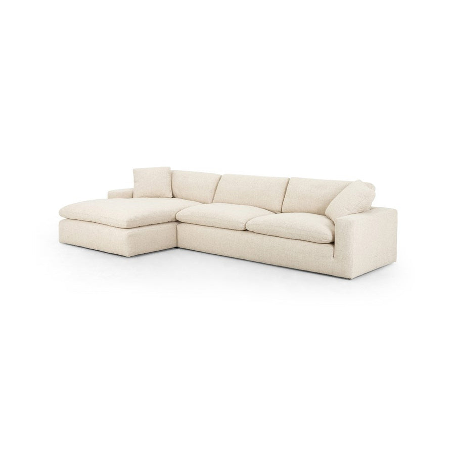 Plume 106" 2 Pc Sectional Sofa - Thames Cream - Open Box-Four Hands-STOCKR-FH-100829-005-Open BoxLAF-2-France and Son