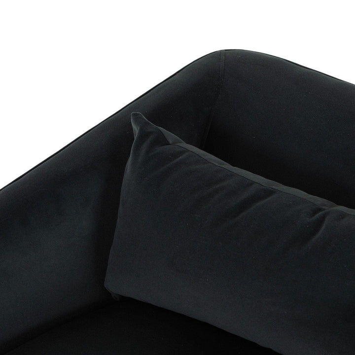 Yale Swivel Chair - Modern Velvet Smoke