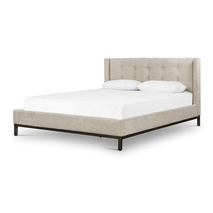 Newton Bed - Plushtone Linen- King