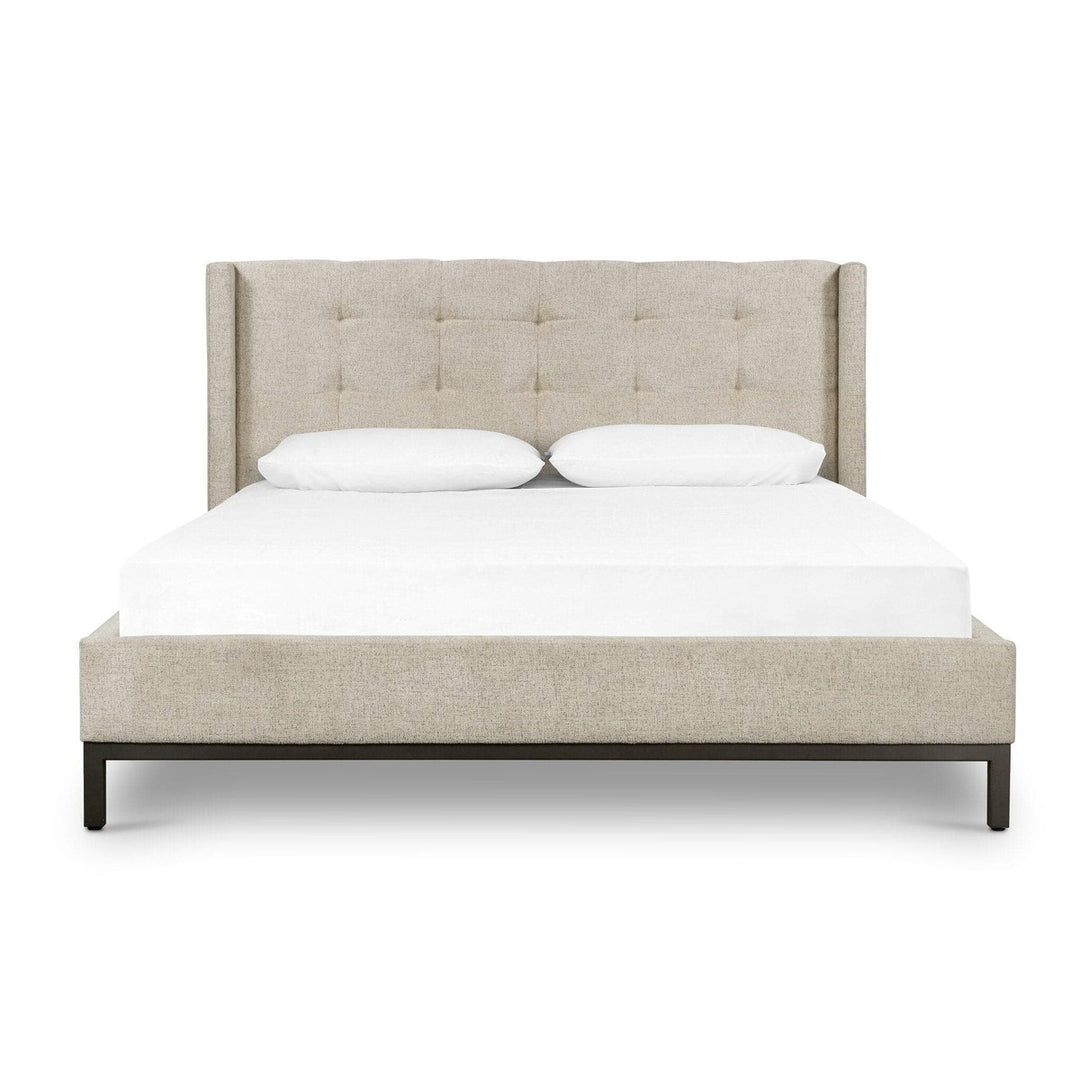 Newton Bed - Plushtone Linen - Queen