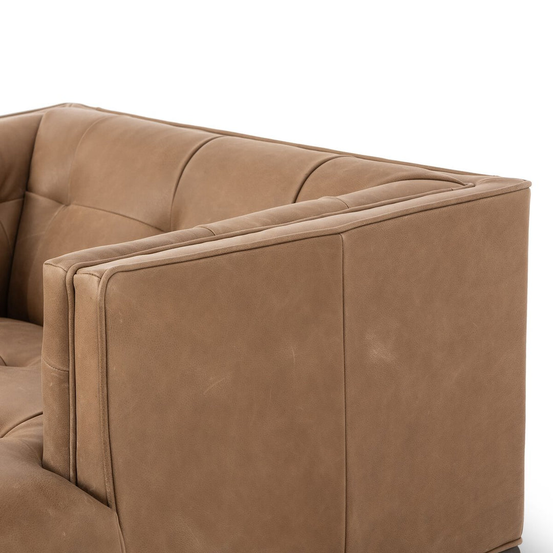 Owen Chaise Lounge - Palermo Drift, Sienna Brown