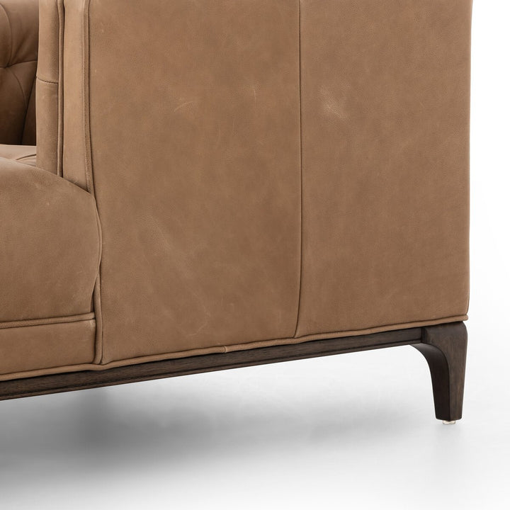 Owen Chaise Lounge - Palermo Drift, Sienna Brown