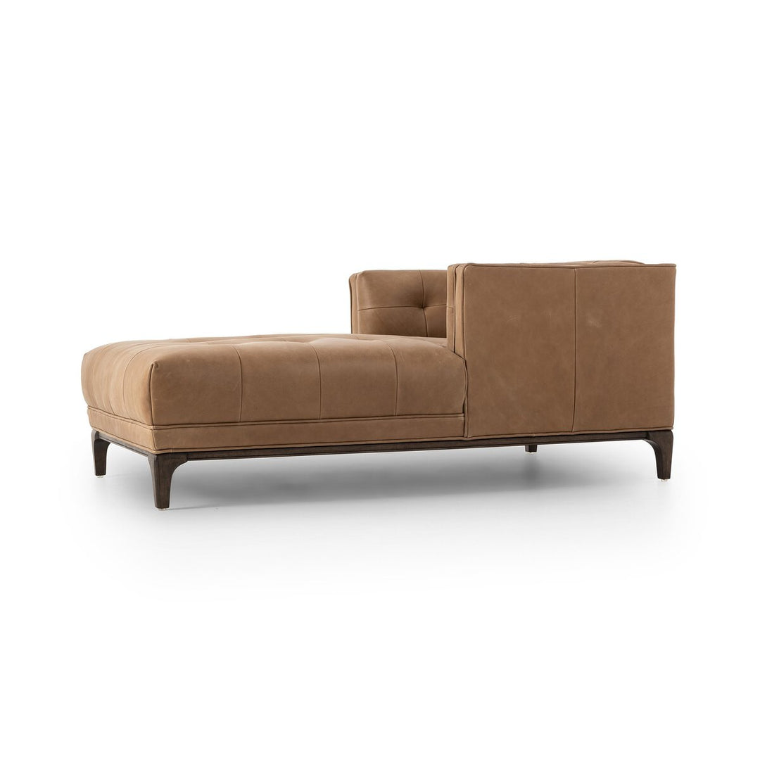 Owen Chaise Lounge - Palermo Drift, Sienna Brown