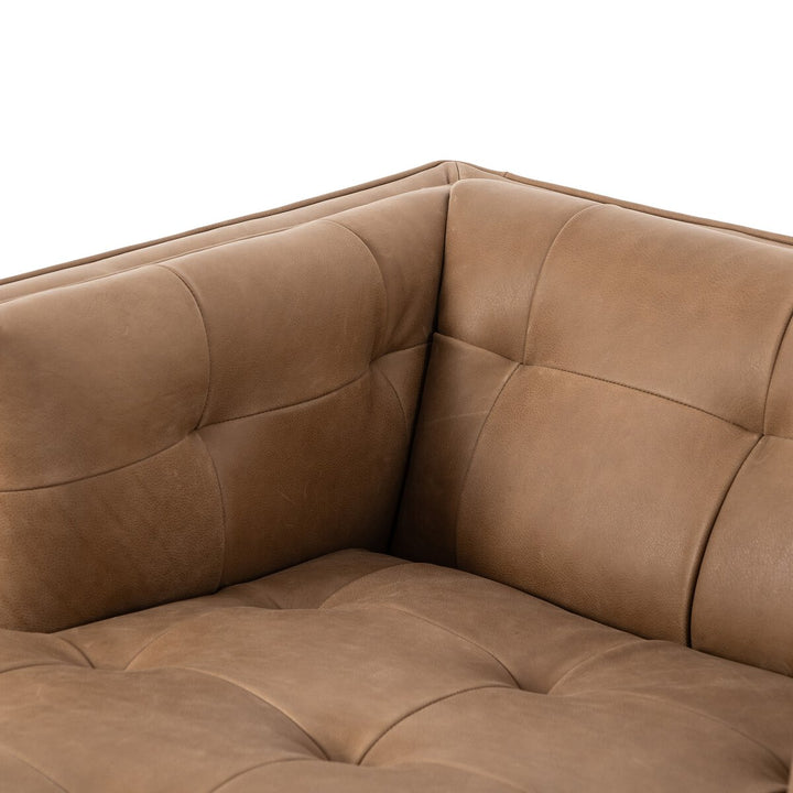 Owen Chaise Lounge - Palermo Drift, Sienna Brown