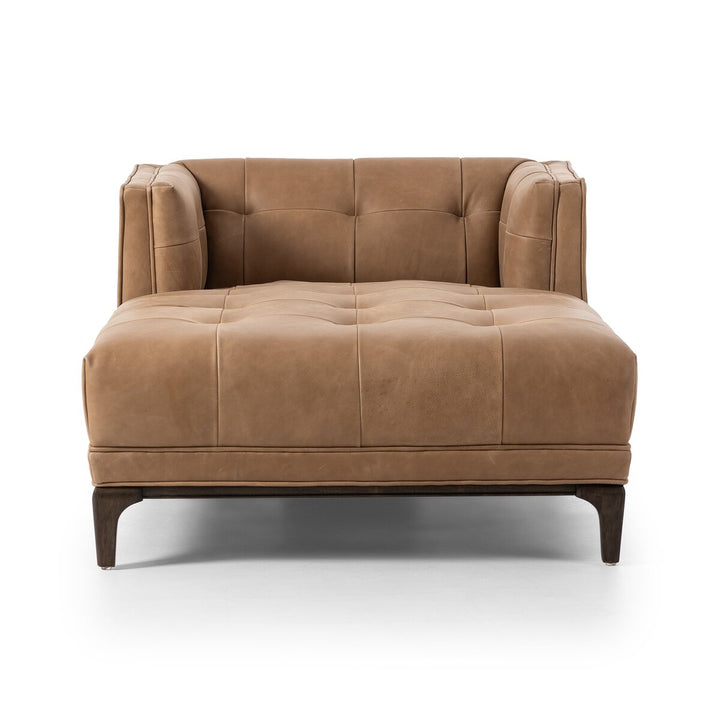 Owen Chaise Lounge - Palermo Drift, Sienna Brown