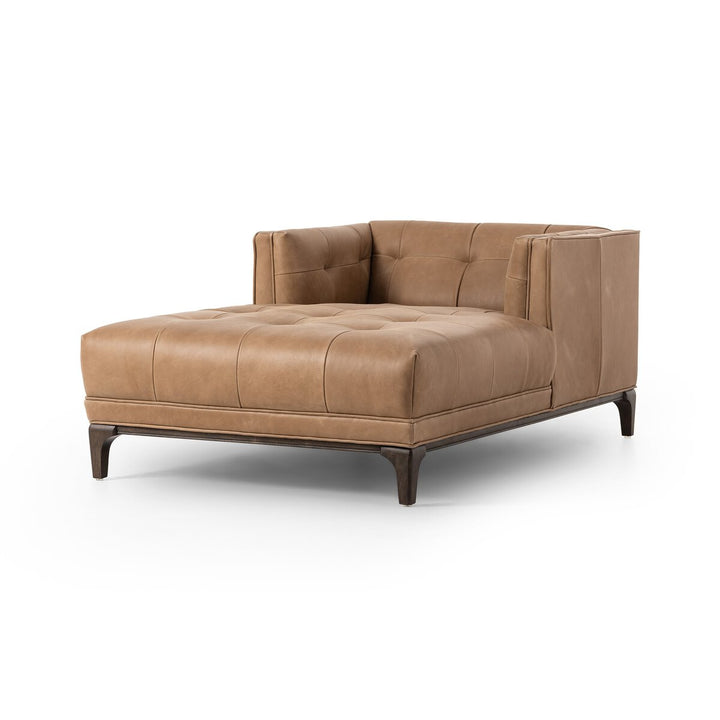 Owen Chaise Lounge - Palermo Drift, Sienna Brown