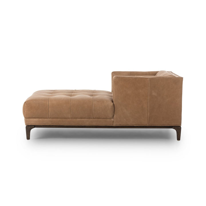 Owen Chaise Lounge - Palermo Drift, Sienna Brown