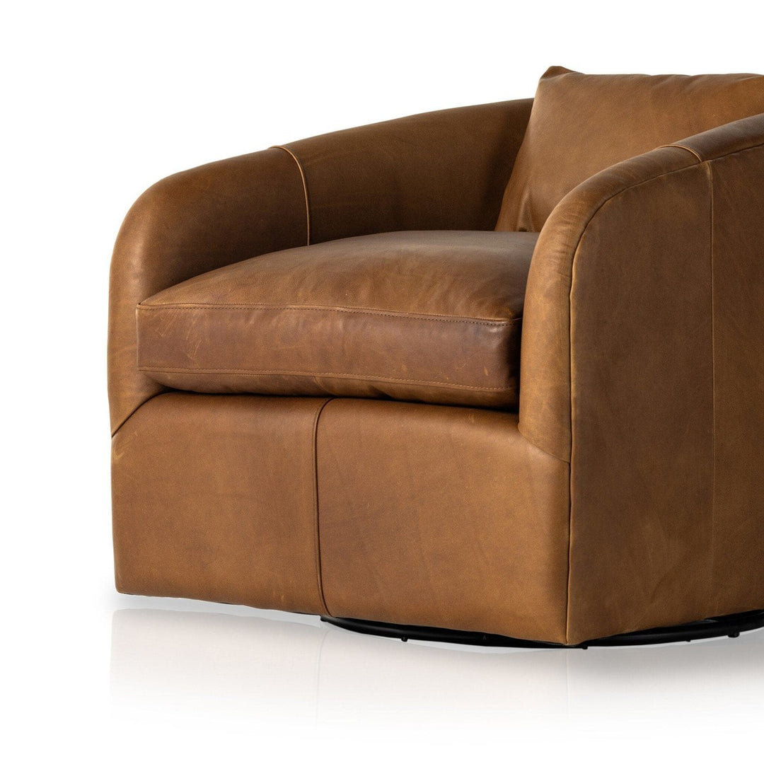 Tessa Swivel Chair - Heirloom Sienna