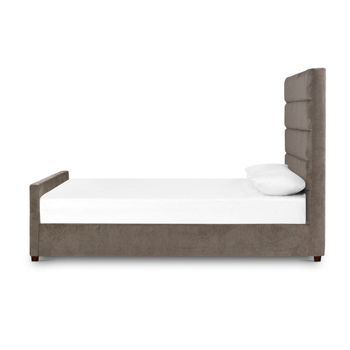 Delilah Bed - Sage Worn Velvet- King