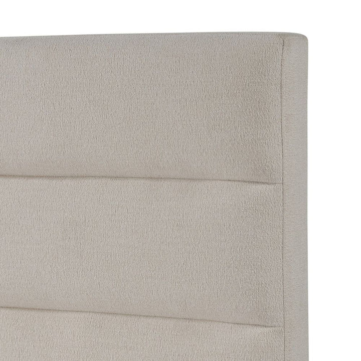 Daphne Bed: Crypton Wayfarer Snow - Almond