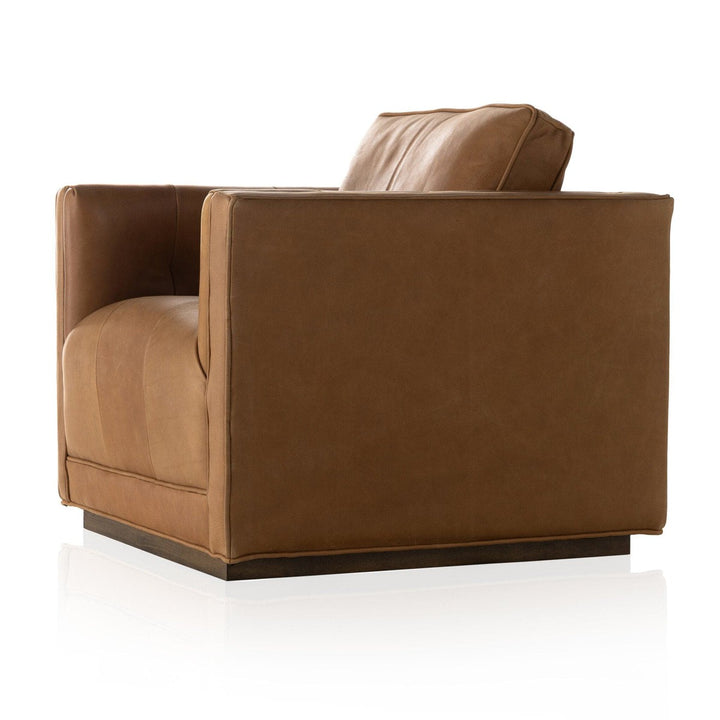 Kendra Swivel Chair - Palermo Cognac