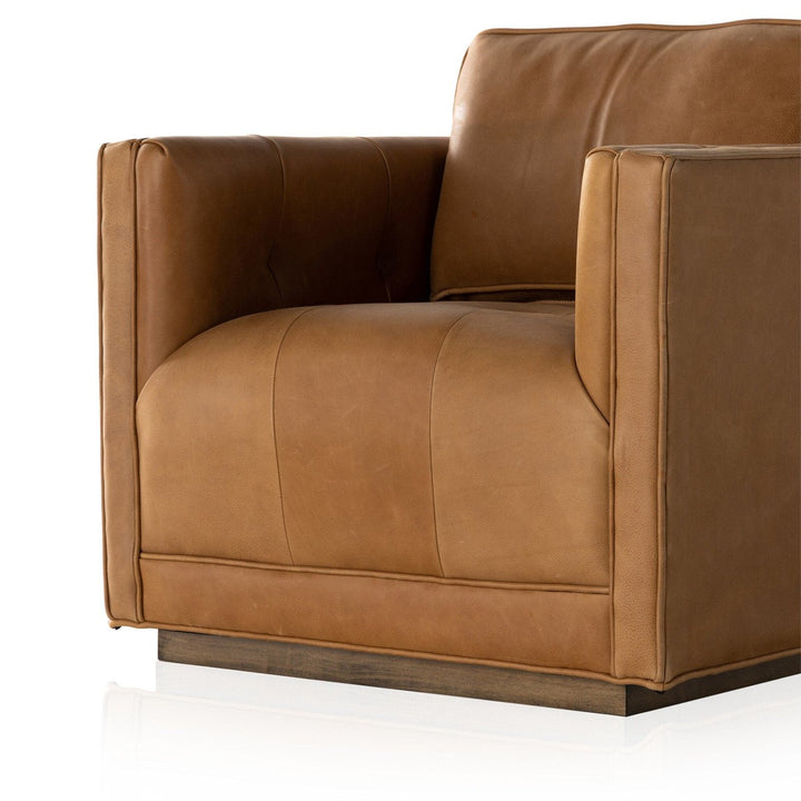 Kendra Swivel Chair - Palermo Cognac