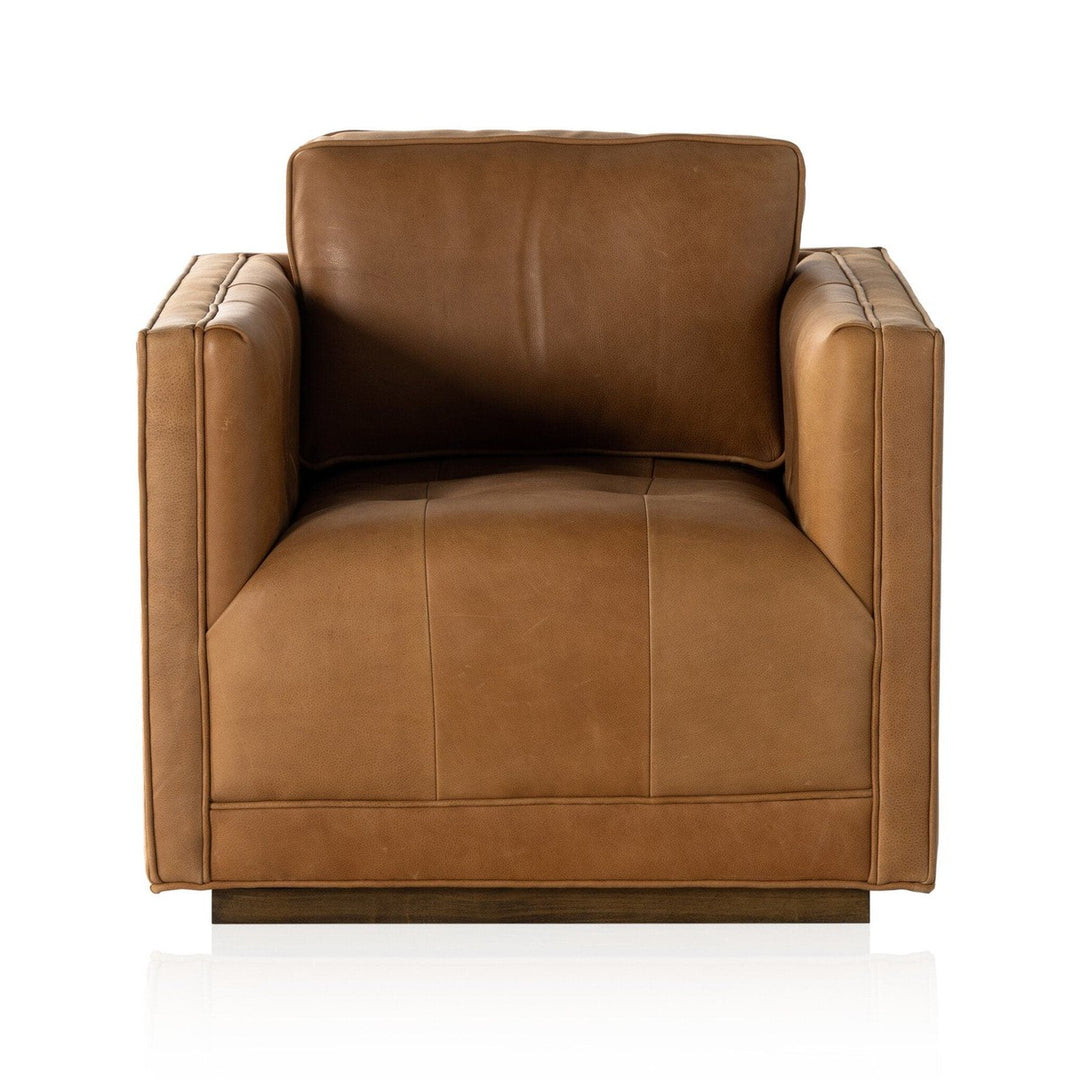 Kendra Swivel Chair - Palermo Cognac