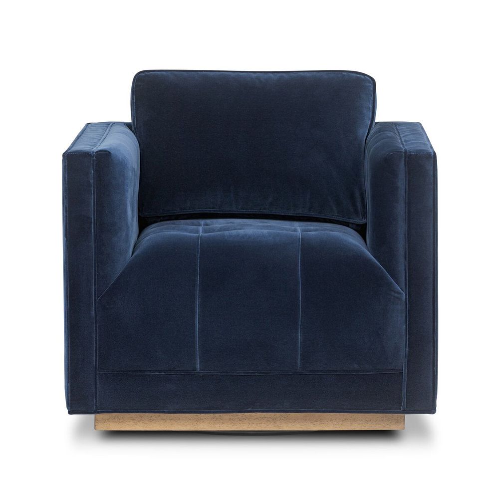 Lounge Chairs Kiera Swivel Chair: Surrey Midnight