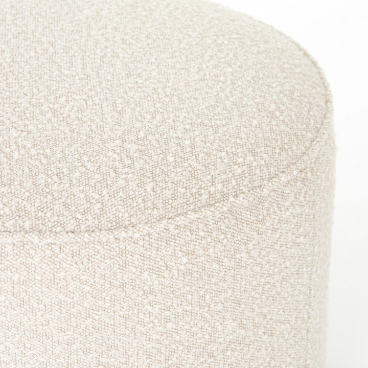 Spencer Round Ottoman - Knoll Natural