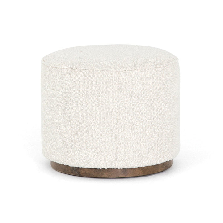 Spencer Round Ottoman - Knoll Natural