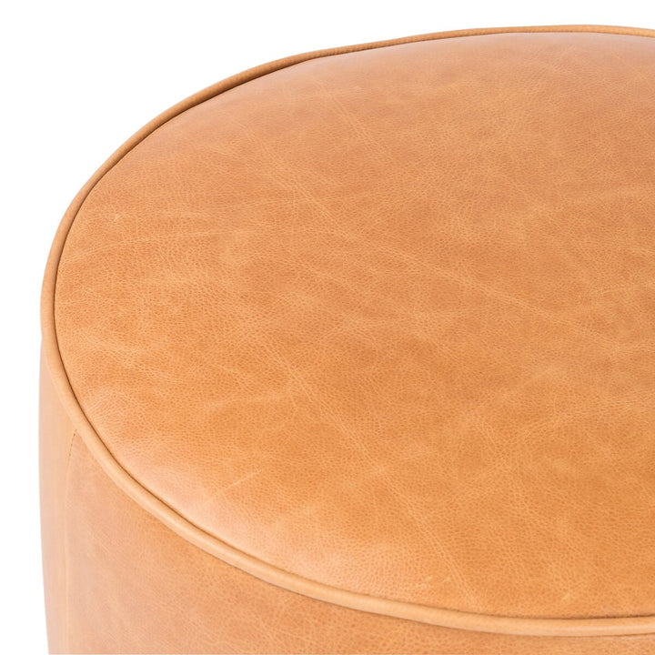 Radcliffe Round Ottoman - Palermo Butterscotch