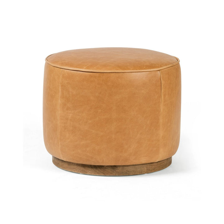 Radcliffe Round Ottoman - Palermo Butterscotch