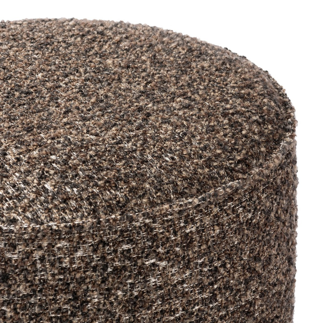 Radcliffe Round Ottoman - Ivan Granite