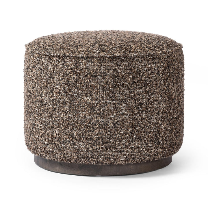 Radcliffe Round Ottoman - Ivan Granite