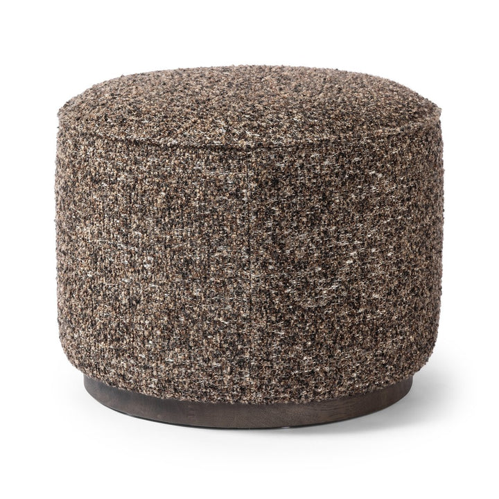 Radcliffe Round Ottoman - Ivan Granite