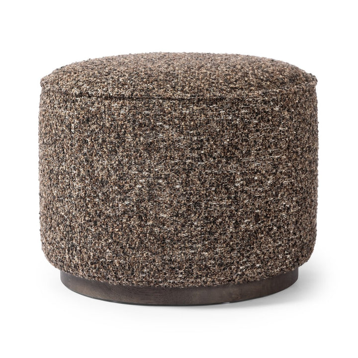 Radcliffe Round Ottoman - Ivan Granite