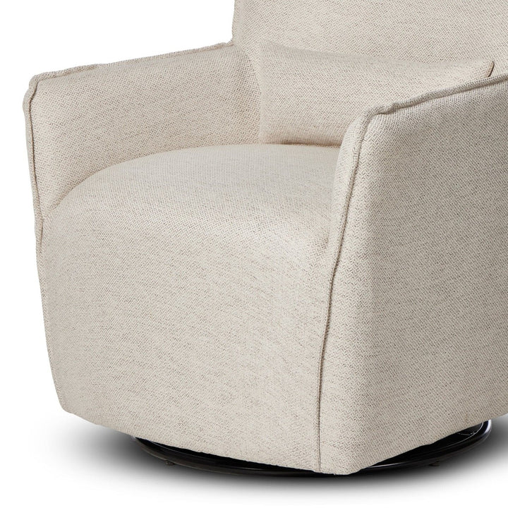 Kieran Swivel Chair - Noble Platinum