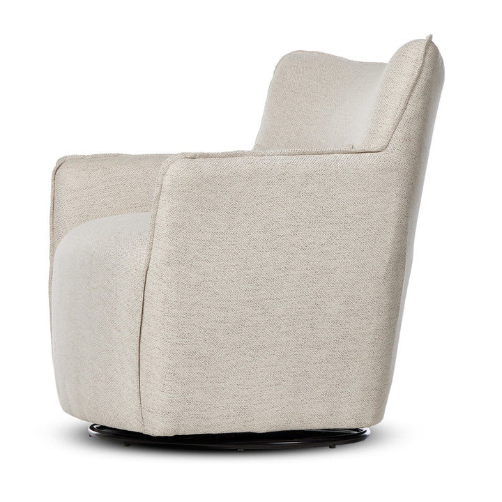 Kieran Swivel Chair - Noble Platinum