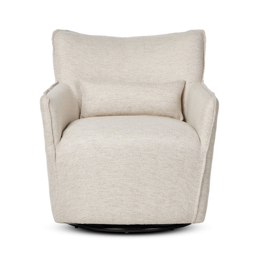 Kieran Swivel Chair - Noble Platinum