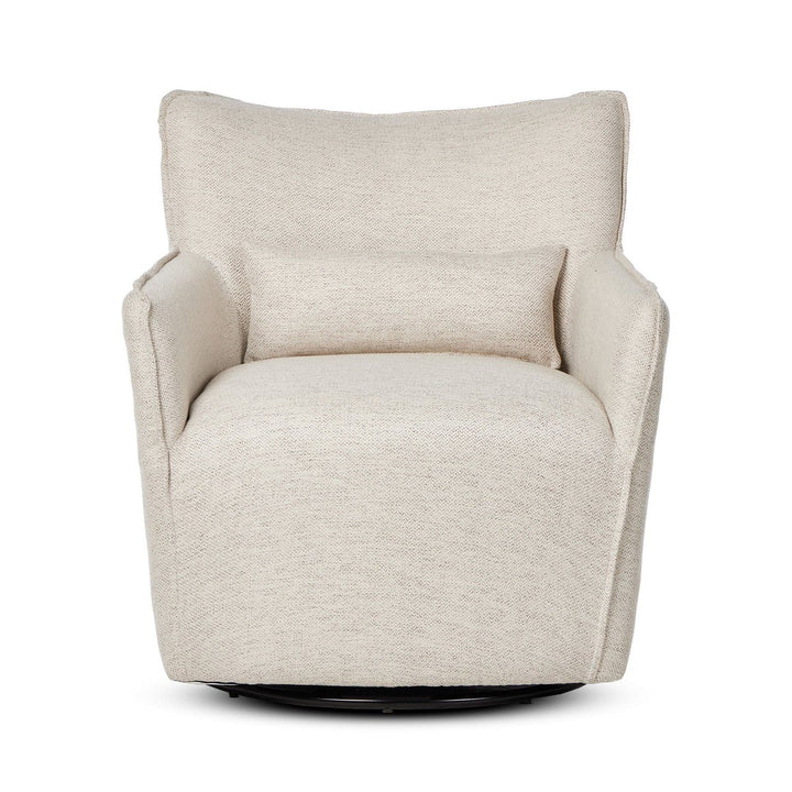 Kieran Swivel Chair - Noble Platinum