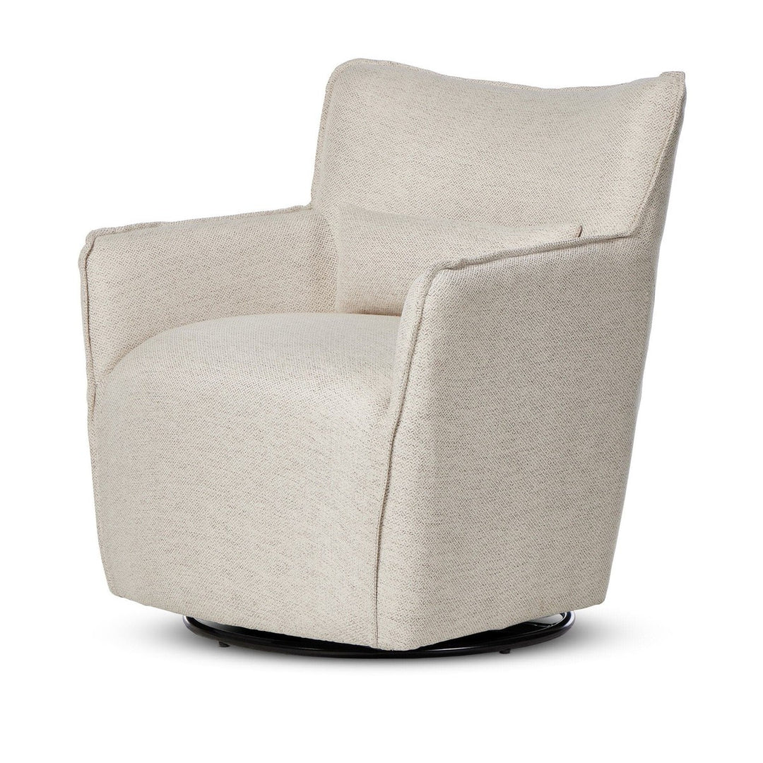 Kieran Swivel Chair - Noble Platinum