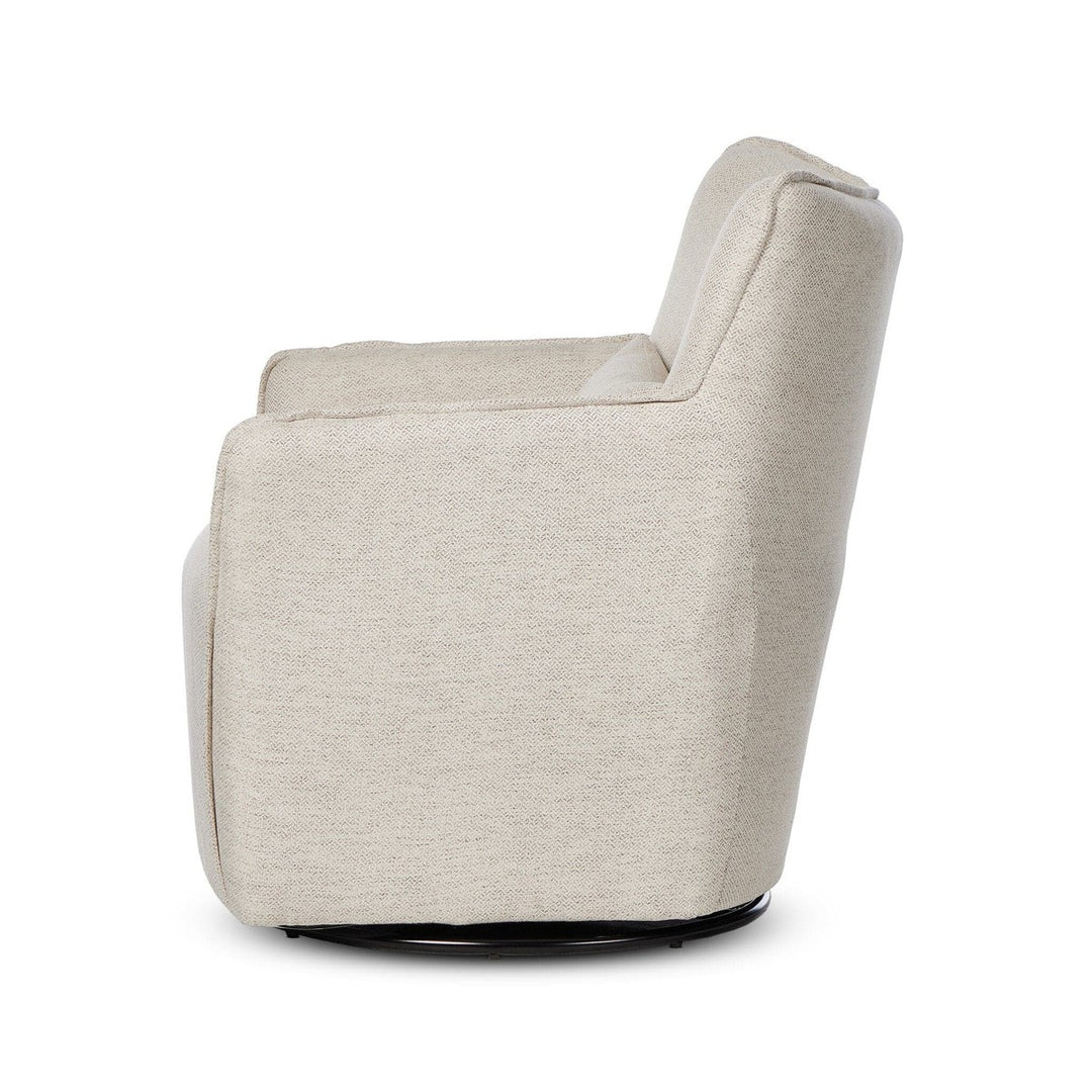 Kieran Swivel Chair - Noble Platinum