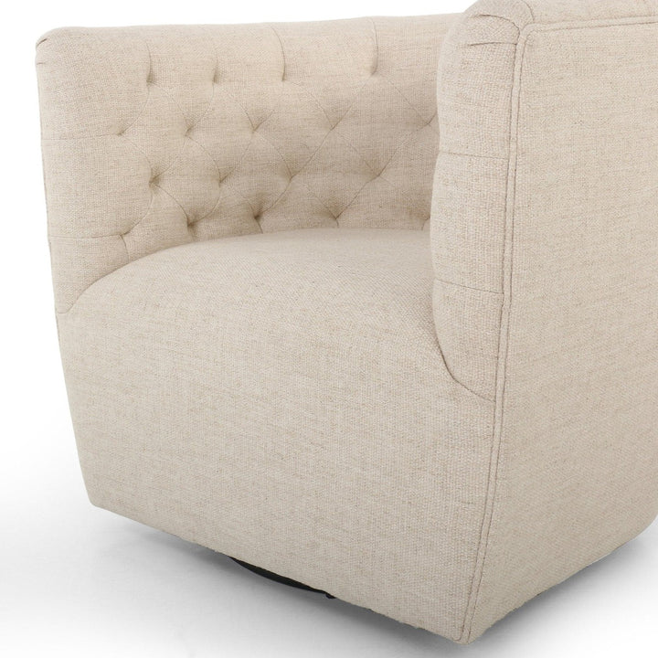 Hanson Swivel Chair - Thames Cream