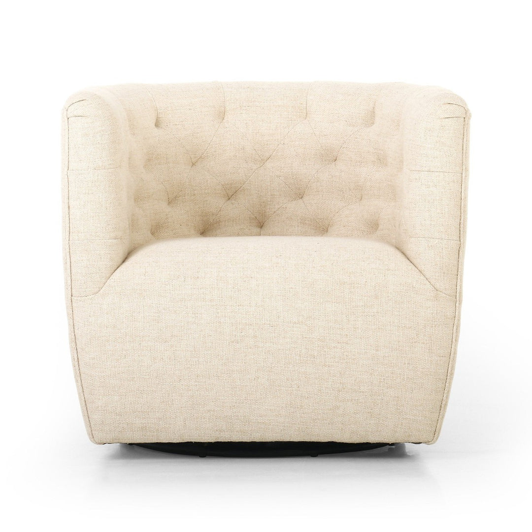 Hanson Swivel Chair - Thames Cream