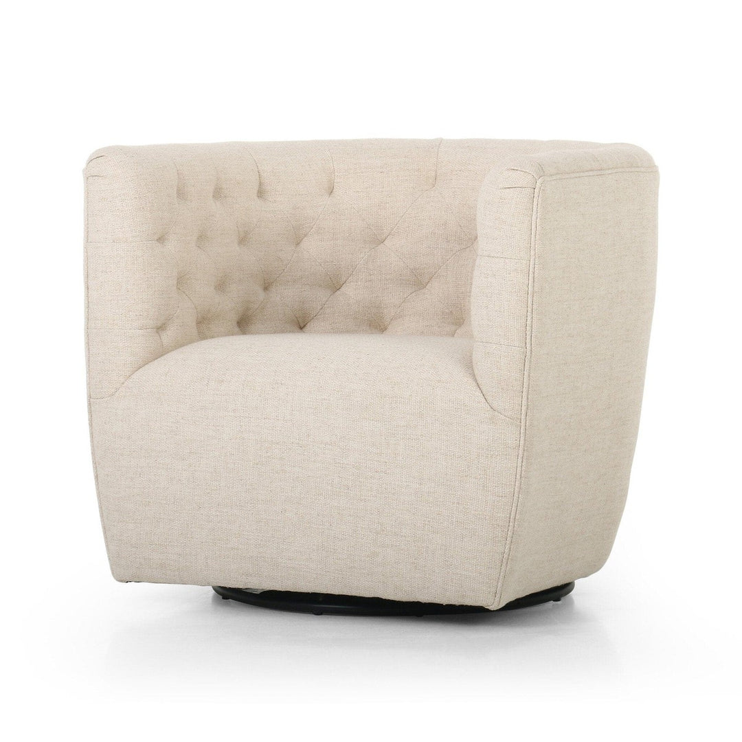 Hanson Swivel Chair - Thames Cream