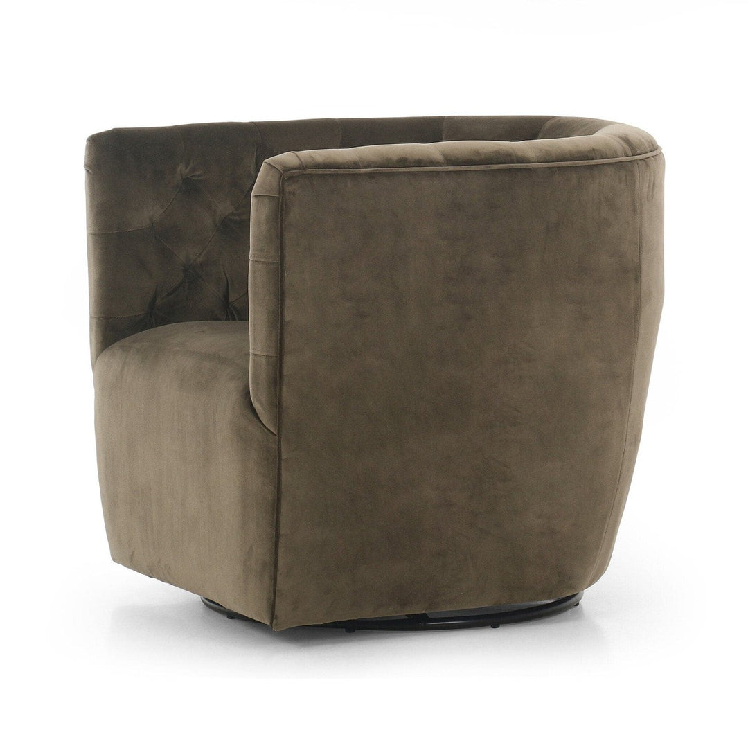 Hanson Swivel Chair - Surrey Olive