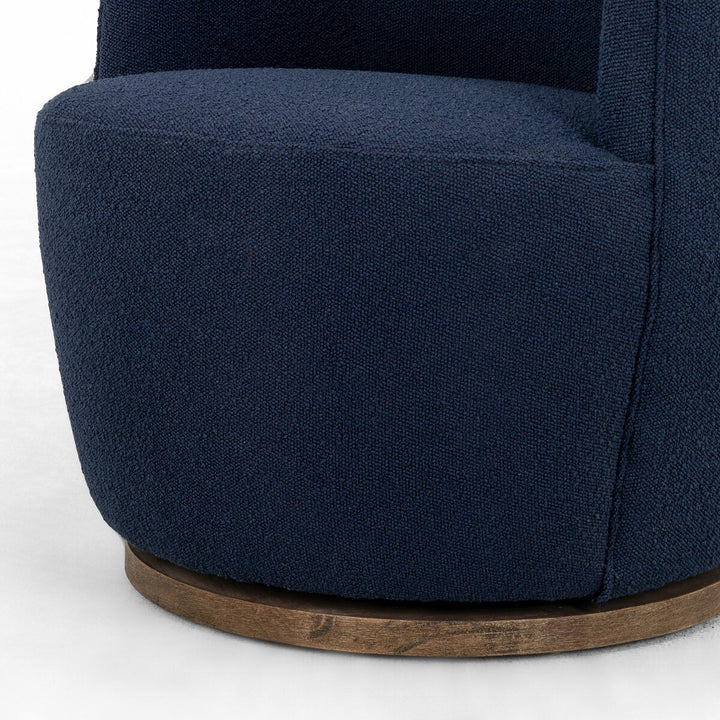 Celeste Swivel Chair - Copenhagen Indigo