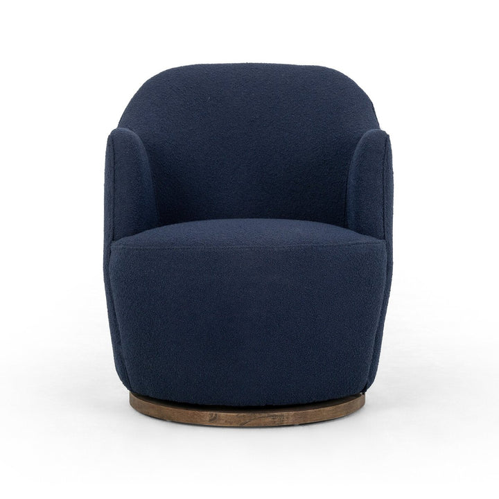 Celeste Swivel Chair - Copenhagen Indigo