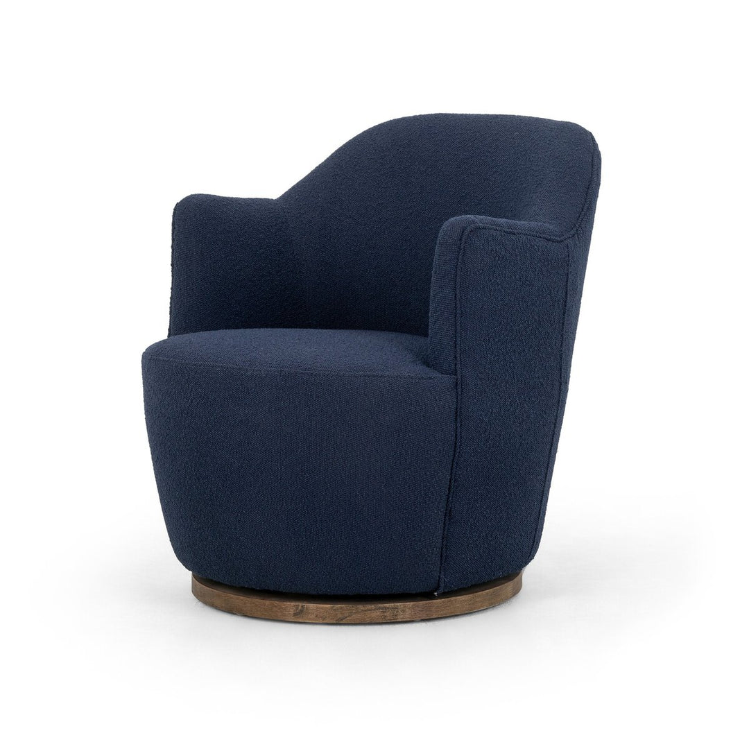 Celeste Swivel Chair - Copenhagen Indigo