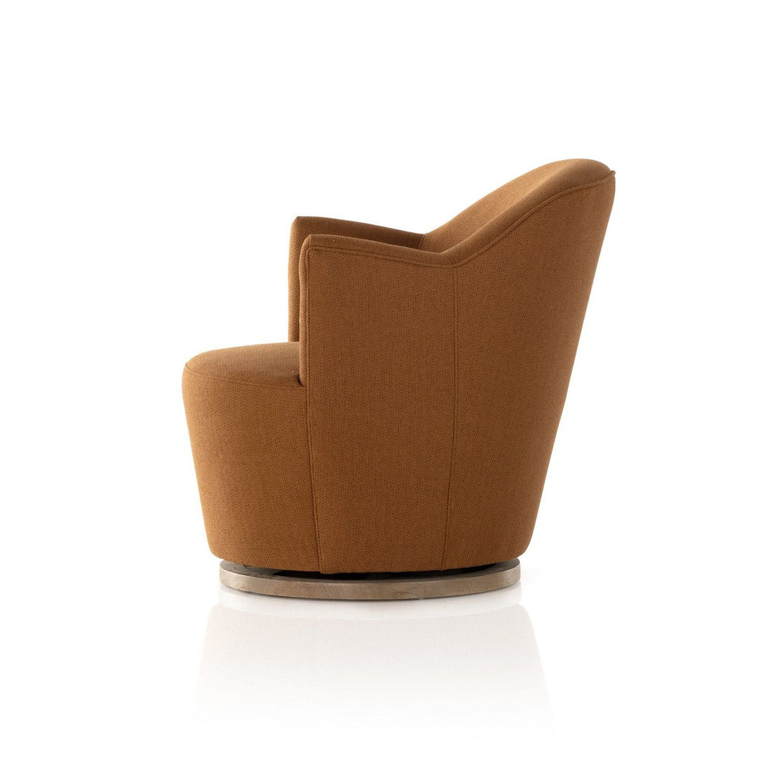 Audrey Swivel Chair - Patton Burnish