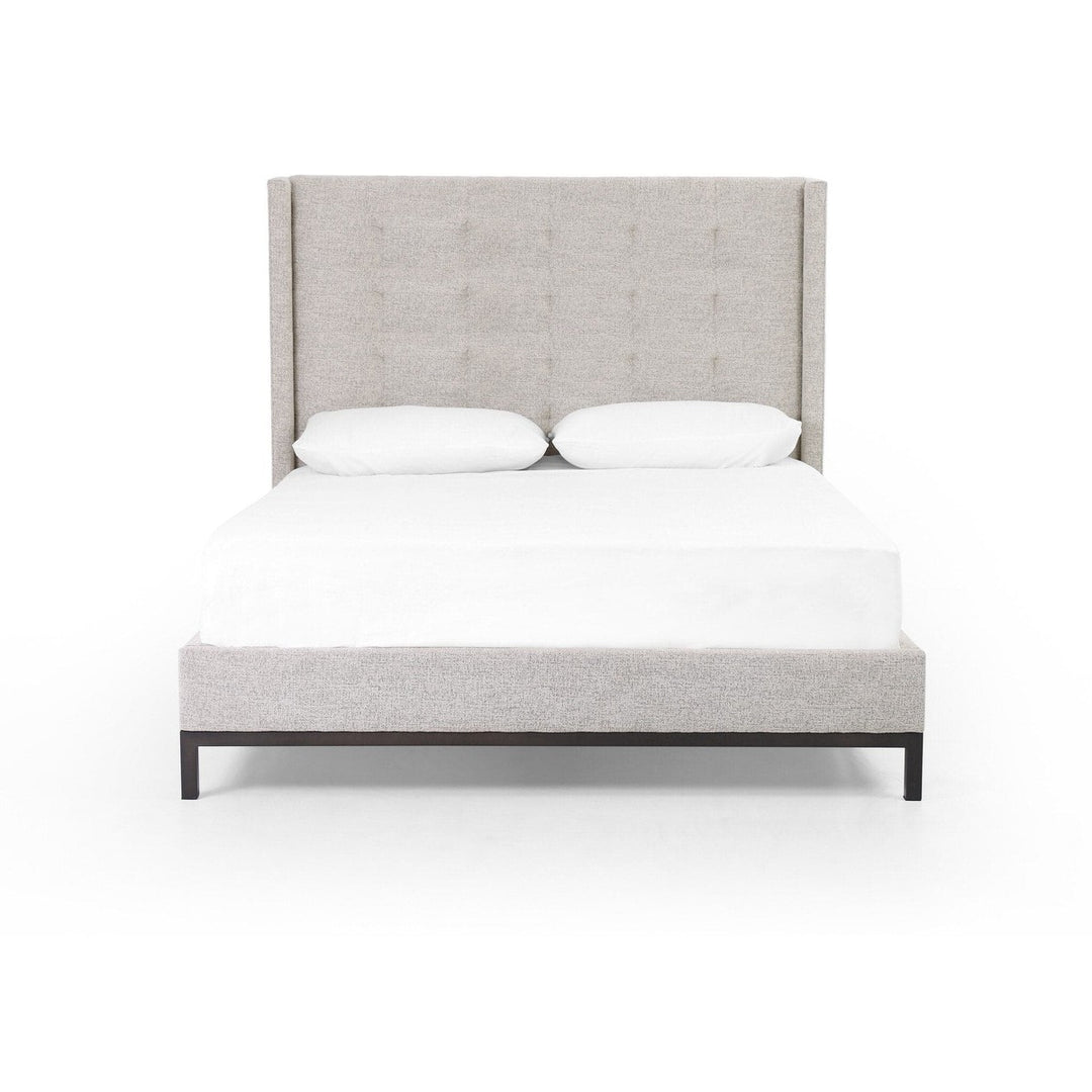 Newton Bed - 55" - Plushtone Linen- King