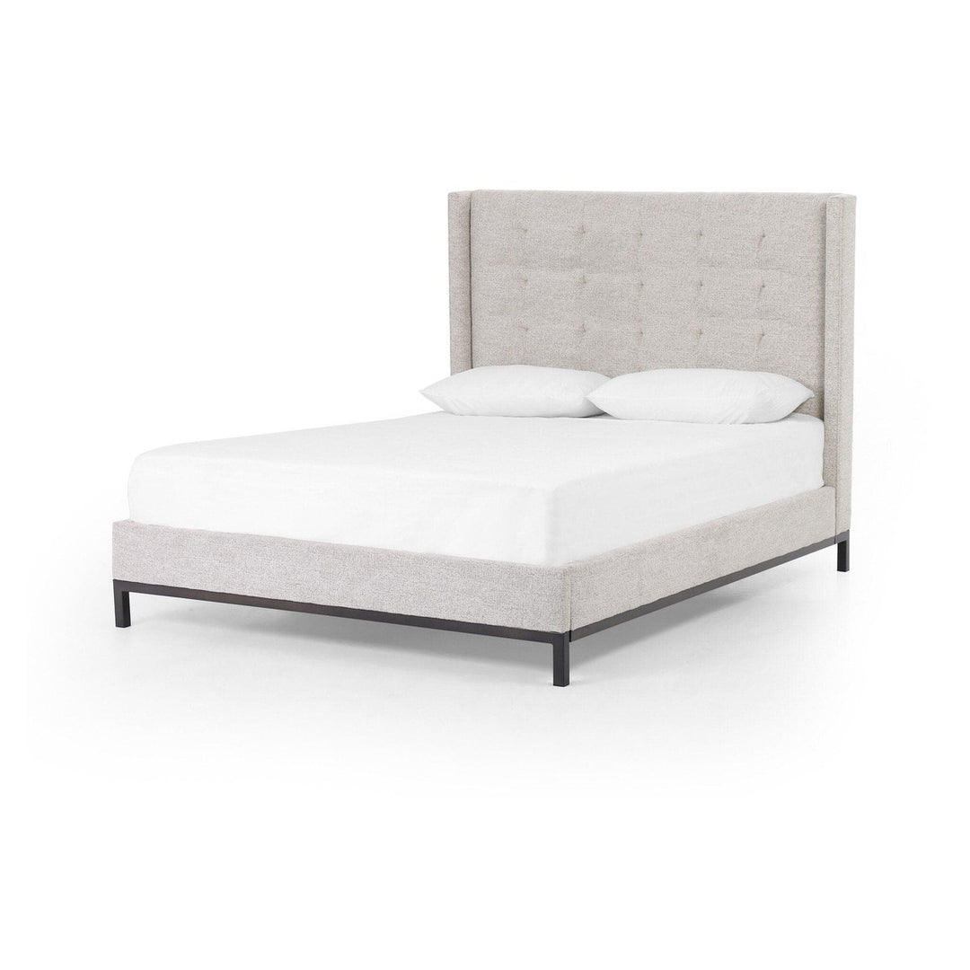 Newton Bed - 55" - Plushtone Linen- King