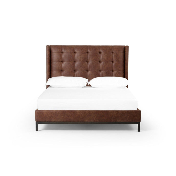 Newton Bed - 55" - Vintage Tobacco- King