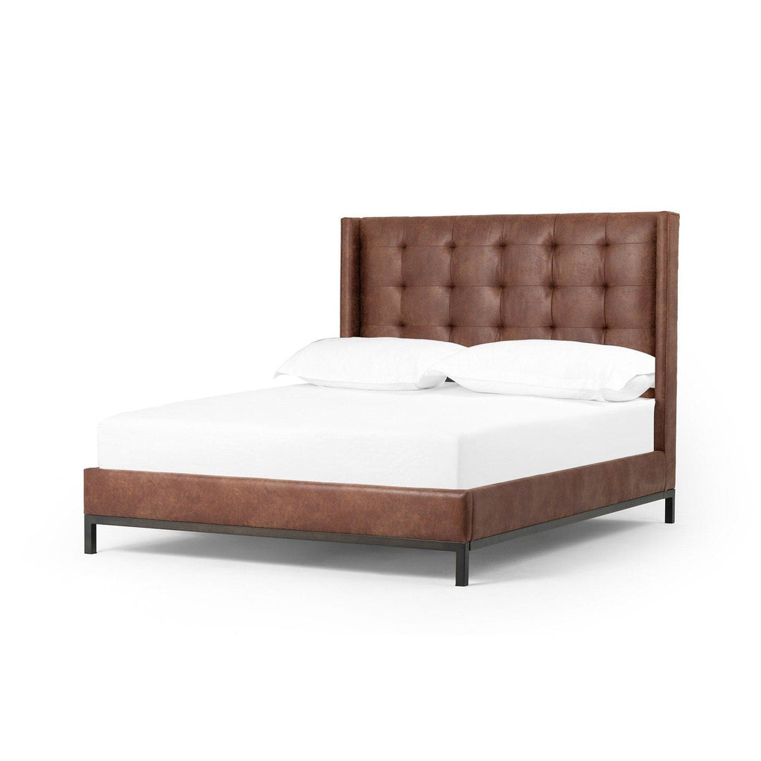 Newton Bed - 55" - Vintage Tobacco- King