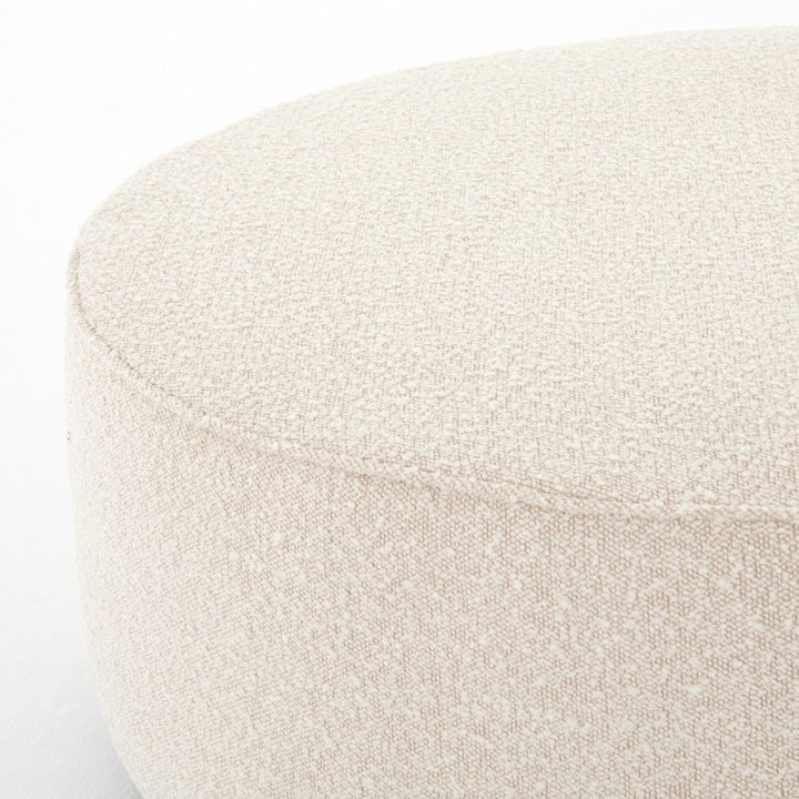 Spencer Large Round Ottoman - Knoll Natural