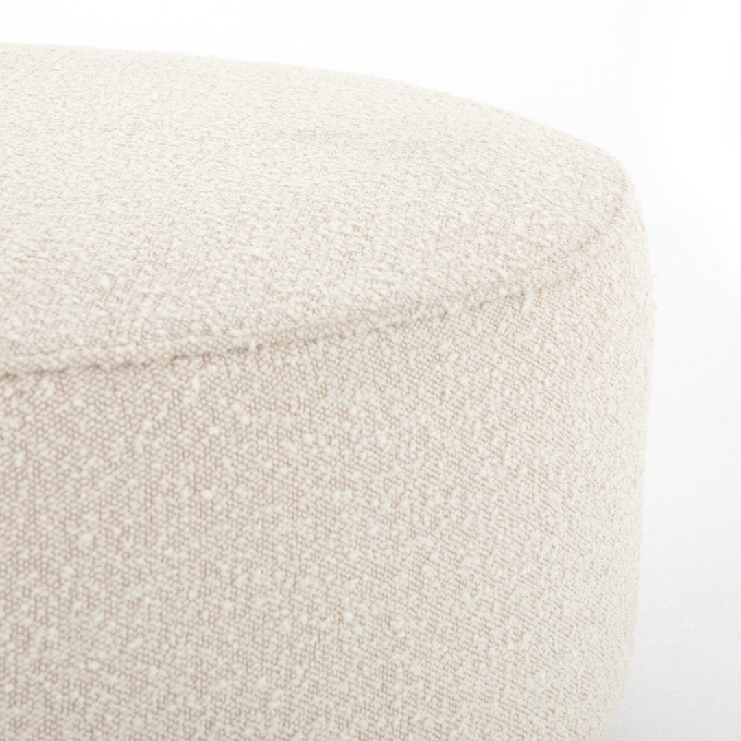 Spencer Large Round Ottoman - Knoll Natural