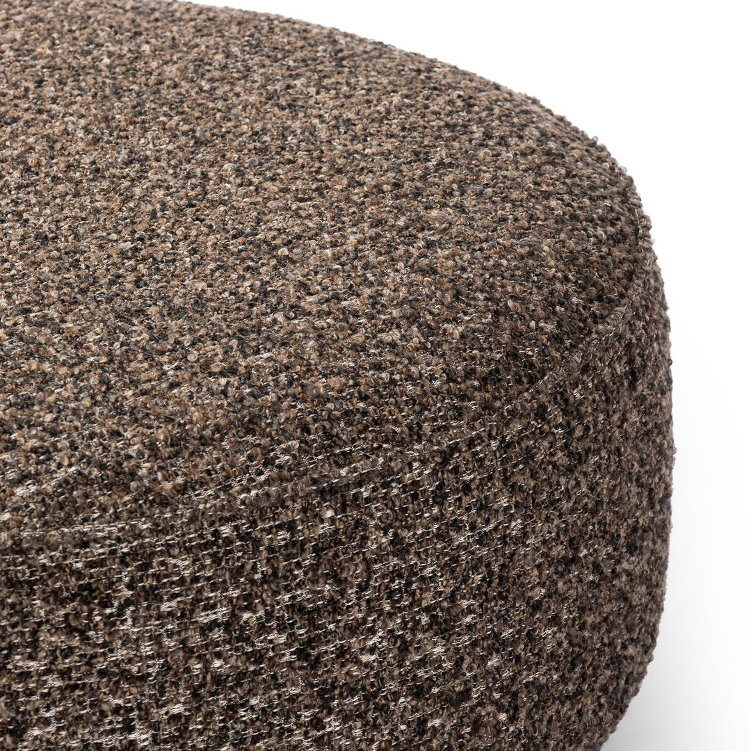 Radcliffe Large Round Ottoman - Ivan Granite