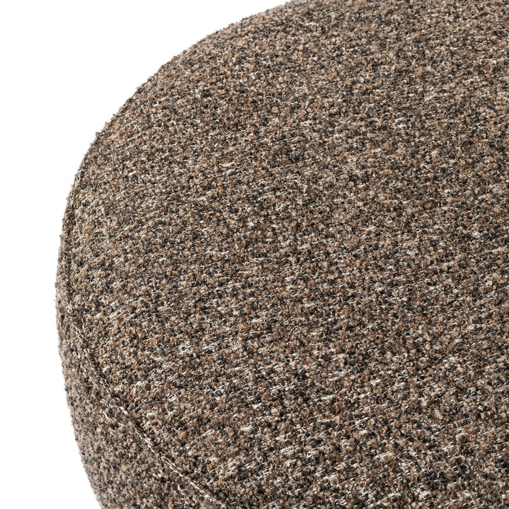 Radcliffe Large Round Ottoman - Ivan Granite