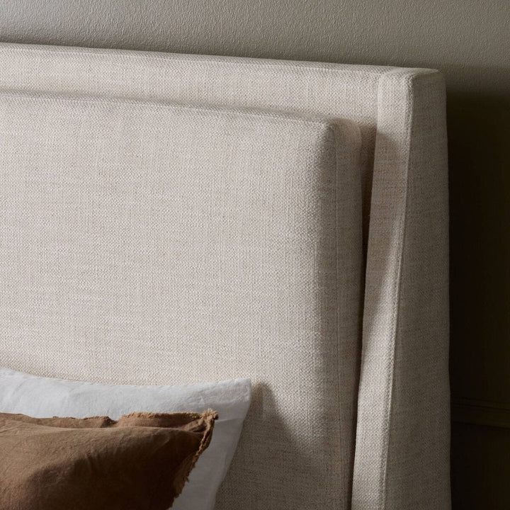 Potter Bed: Dover Crescent - Distressed Natural - Twin